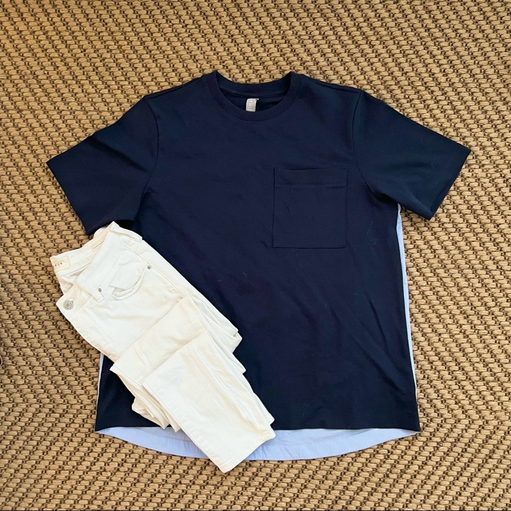 Athleta Top Size XS Navy blue and purple